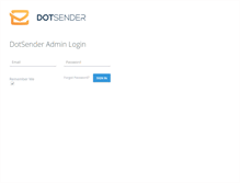Tablet Screenshot of dotsender.com